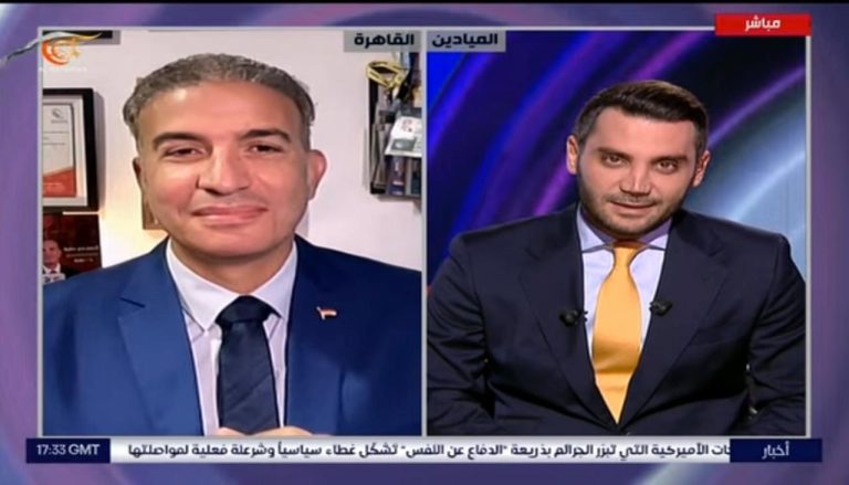 الدكتور محمد عطية ضيفًا على المشهدية بقناة الميادين